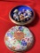 Enameled Thimbles with Enamel Box