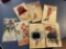Group lot of antique pin cushion postcards including Santa Claus
