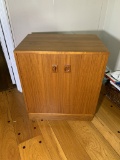 Danish Teak Mid-century Modern Wooden Cabinet (no shelves)