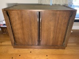 Tambour Front Stereo Cabinet