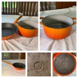 Le Creuset Skillet and Cast Iron Enameled Pot