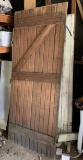 Pair of old wooden barn type doors