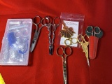 7 Pairs of Ornate Scissors.  See Photos For Extra Details
