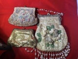 2 Vintage Purses and Vintage Coin Purse