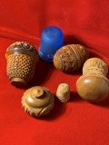 Great Group of Needle Holder and Thimble