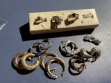 Group lot of assorted sterling silver jewelry