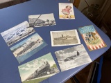 Group lot of old postcards including patriotic