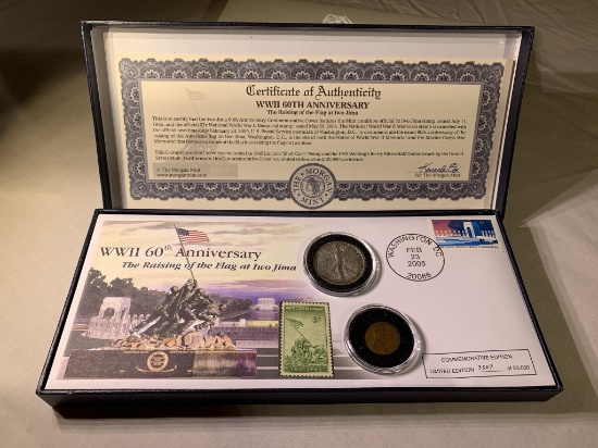Certificate of Authenticity WWII 60th Anniversary Commemorative Edition / Limited Edition Coins