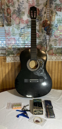 Acoustic Guitar (no name) and Accessories