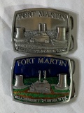 2 Collector Belt Buckles - Nuclear Plants