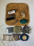 Belt Buckles, Lighters, Knife, & More