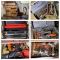 Assortment of Tool Boxes, Contents of Workbench and Cabinet.  See Photos