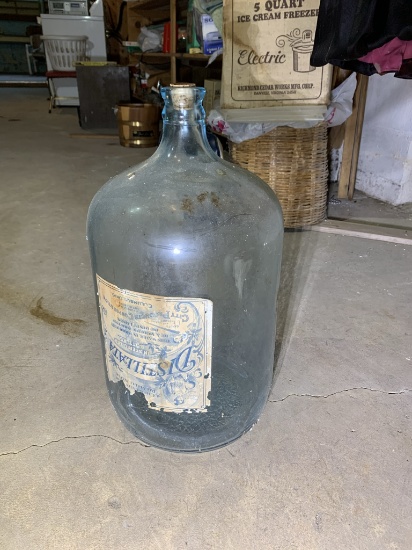 Glass Demijohn Bottle