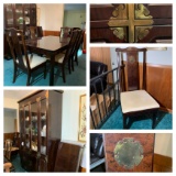 Beautiful Bernhardt Dining Table, Chairs & China Cabinet