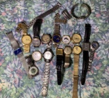 Nice Group of Men's Watches - Hennessey, Coca Cola, Bulova, Carlton & More