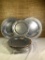 8 Vintage Wilton Pewter Plates & 2 Wilton Pewter Serving Trays.