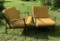 2 MCM Italian made Chairs with Cushions.