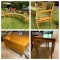 Beautiful Mid Century Modern Drop Leaf Dining Table and 6 Chairs.