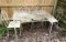 Vintage Patio Table with 4 Chairs.