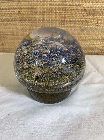 Vintage Kosta Signed Paperweight.  See Photos .