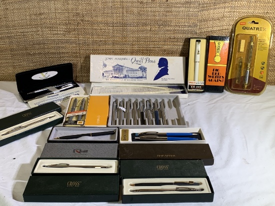 Vintage Pens - Cross, Shaffer, Quill, Parker and More.