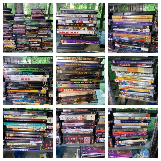 Large Group of DVDs