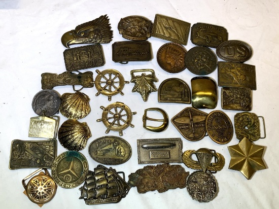 Great Group of Unusual Belt Buckles.