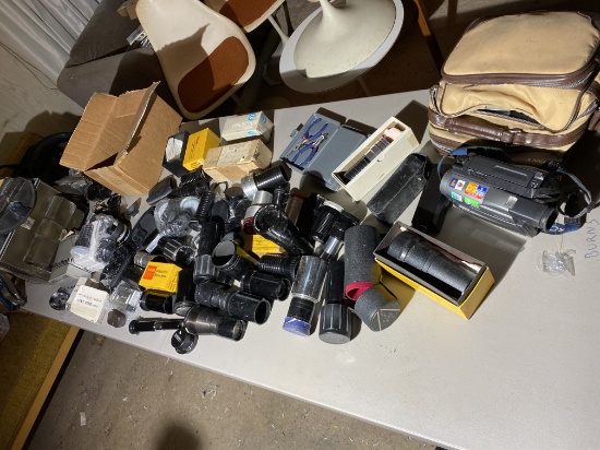 Large lot of Projector Lenses etc.