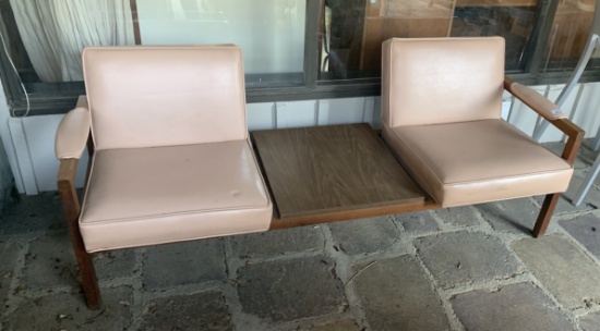Unusual Mid-century Modern Lobby Chair Unit