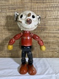 Vintage Pete the Pup Joseph Kallus 1930s wooden composite toy