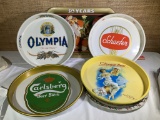 Coca Cola Tray & Beer Advertising Trays.