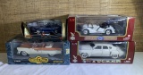 4 Diecast Cars.