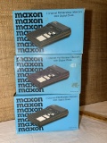 3 New in Original Box Maxon 3 Channel FM Wireless Intercom with Digital Clock. Model MX-1003.