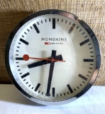 Mondaine SBB CFF FFS Official Swiss Railway Clock.