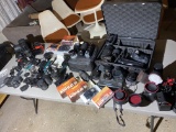 Extremely large lot vintage camera lenses etc.