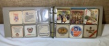 Vintage Beer Coasters and Postcards.