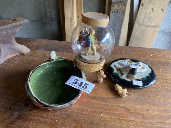 Group of antique Japanese items