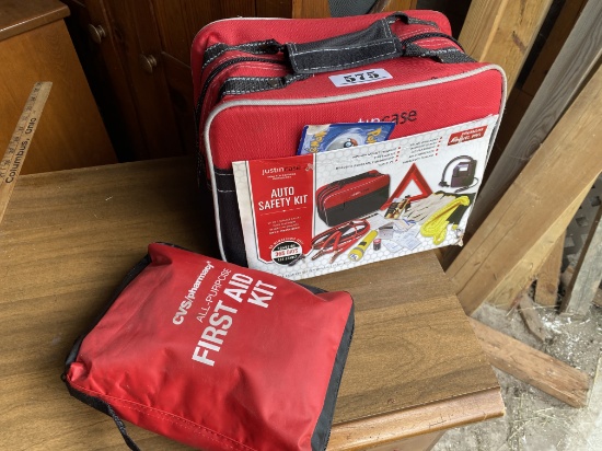 Roadside Auto Safety Kit + First Aid