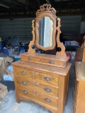 Antique Dresser with Mirror