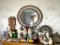 Great Group of Decorative Angles, Frames, Clock, Mirror & More