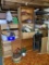 2 Wooden Shelving Units, 1 Metal Shelf, Crafting Items, Christmas Items, Frames & More