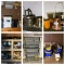 Contents of Work Bench and Shelf.  See Photos.