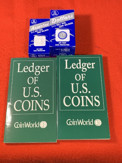 Coin World Books and Coin Holders