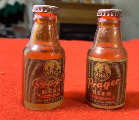 Vintage Prager Beer Salt & Pepper Shakers