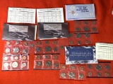 4 Uncirculated Coin Sets - (2)1996 coin packets, 1997 & 1998