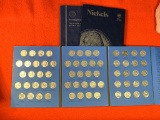 3 Coin Folders of Nickels Collection Books