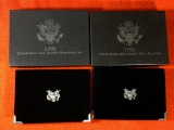 1992 & 1993 United States Mint Premier Silver Proof Sets