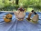 Ceramic Pig Creamer by Smiley, Disney Mrs. Potts Tea Pot & Disney Snow White Statue