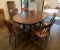 4 Ethan Allen Chairs, 2 Primitive Style Chairs & Dining Table