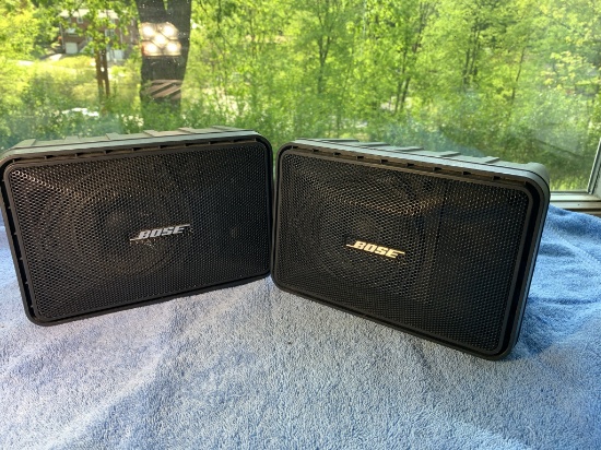 2 Bose Speakers Model 101 Series II Music Monitor